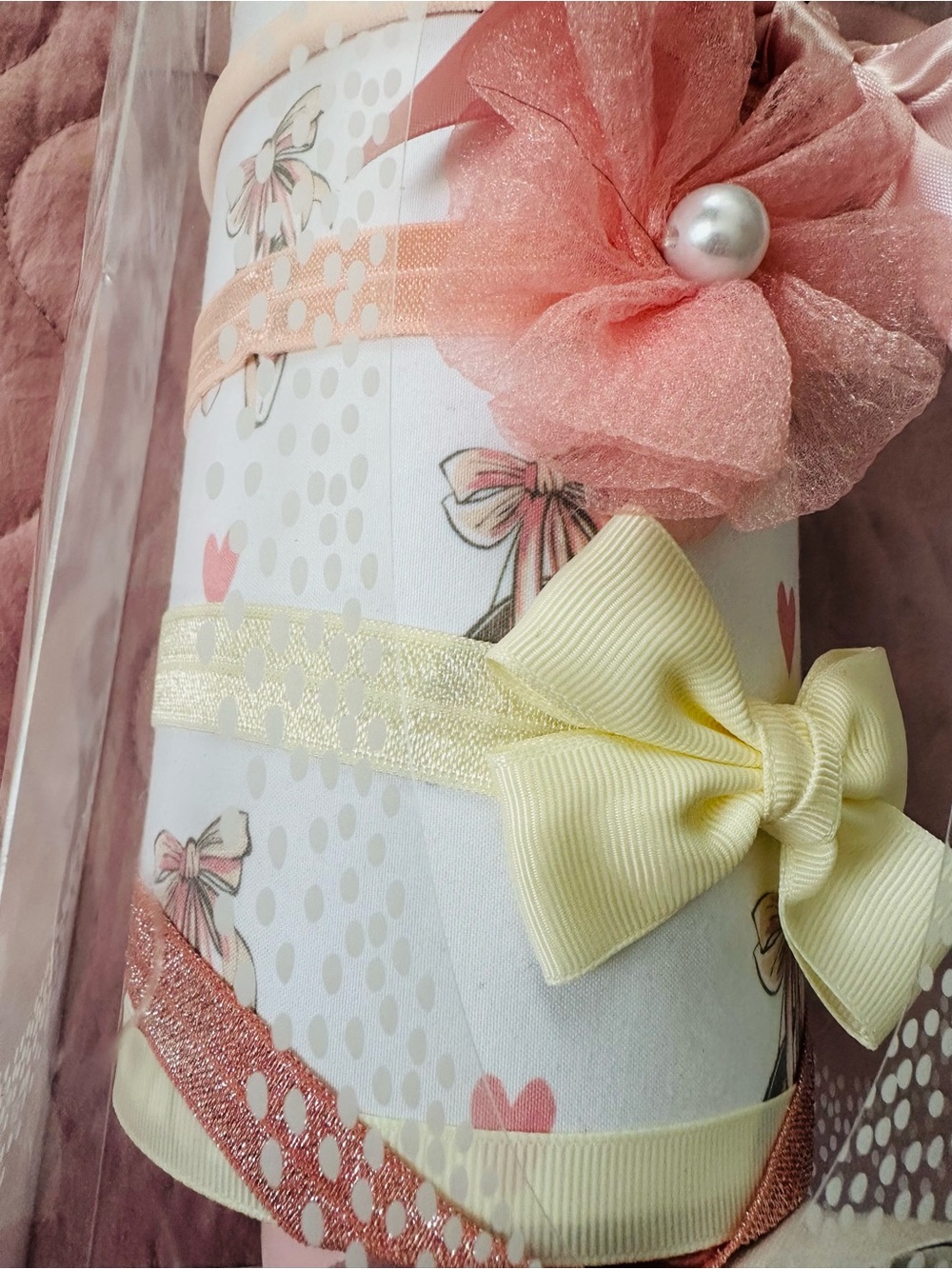Carter's Baby Headband Set - Pink, White, Blue, Beige, Gray - Picture 7 of 11